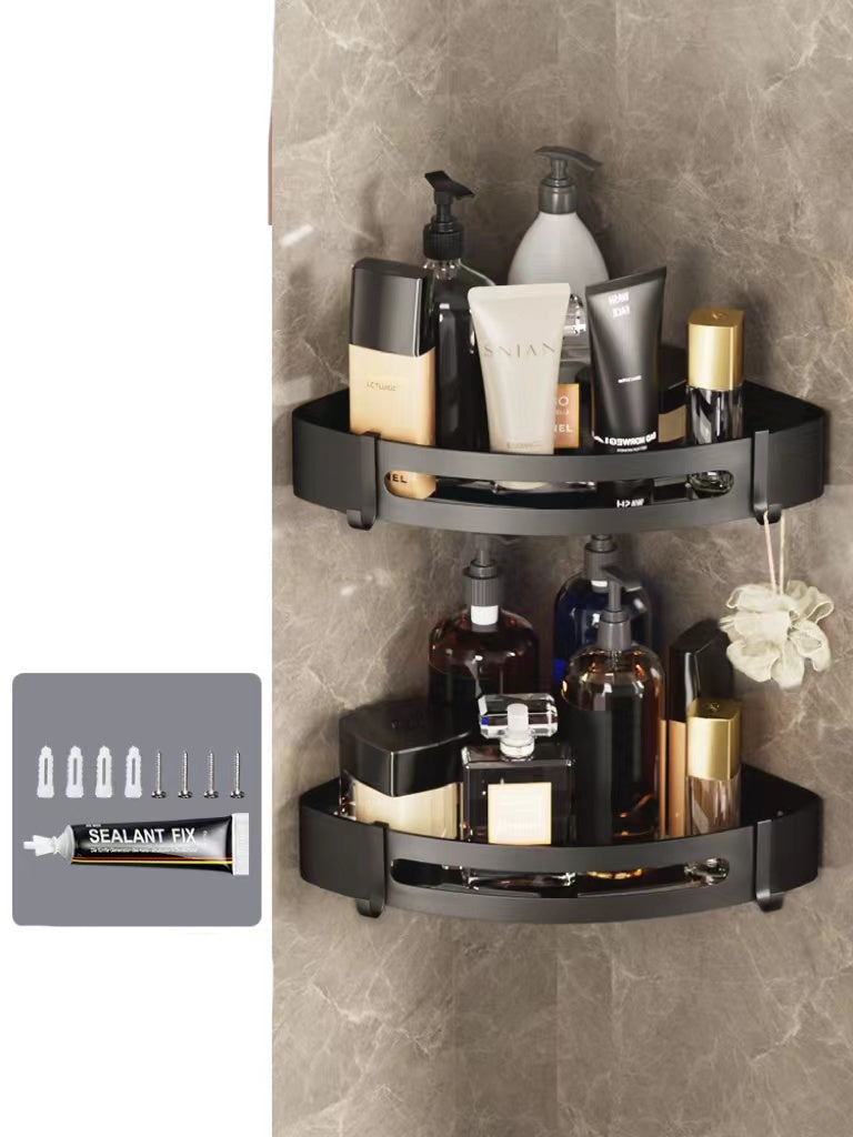 Hanging bathroom storage rack