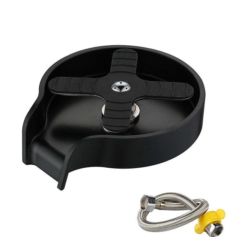 Premium cup washer with sink attachment for quick glass rinsing.