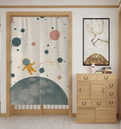 Custom Fabric Door Partition Curtain – Stylish Room Divider with Modern Utility - AVENWU