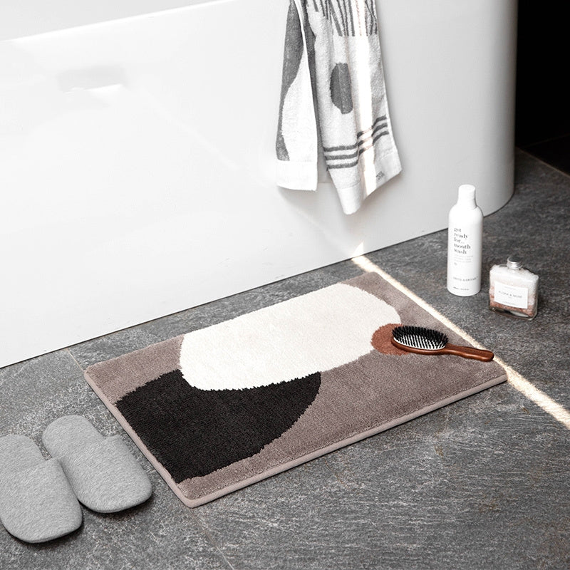 Soft bathroom mat

