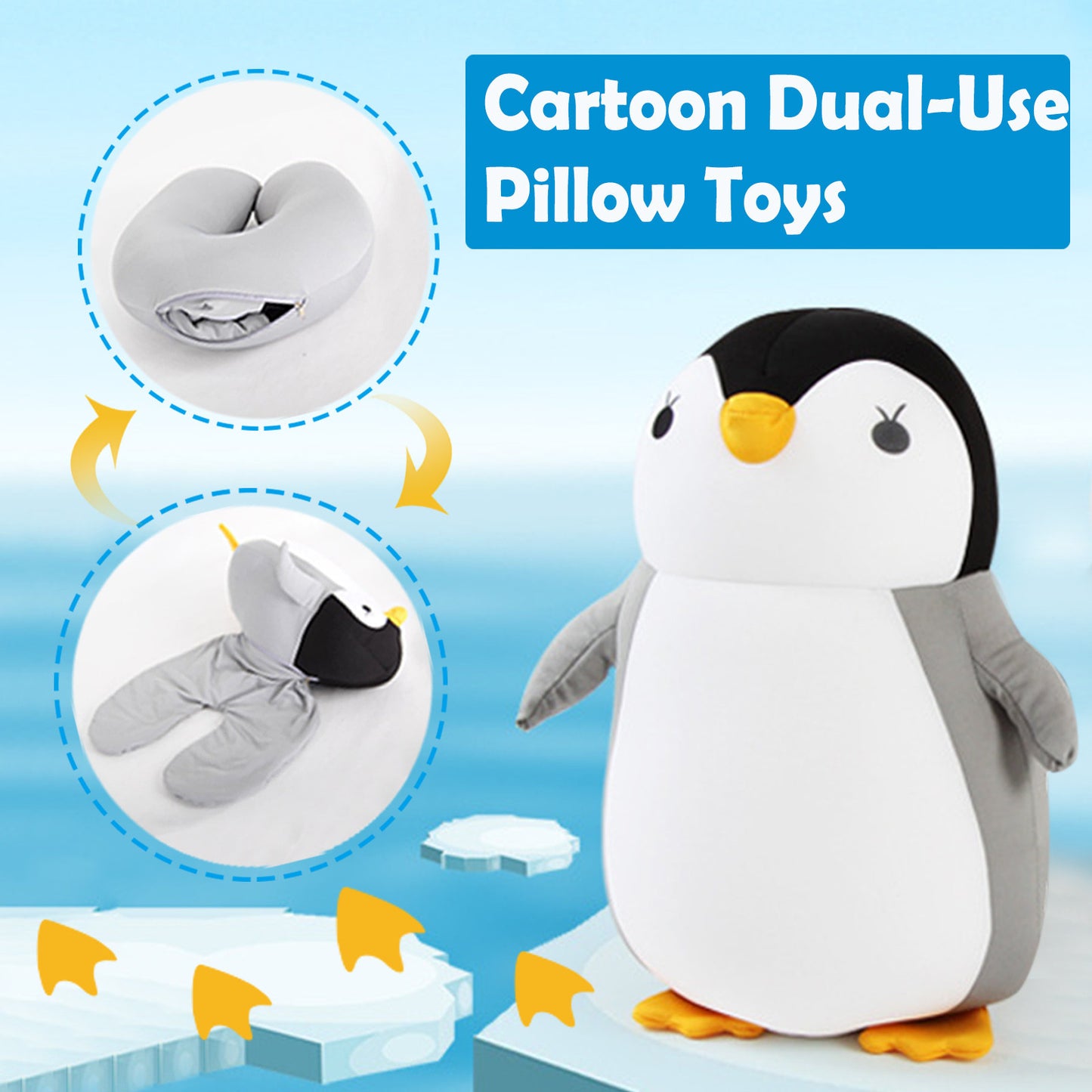 Travel nap pillow

Cute penguin pillow