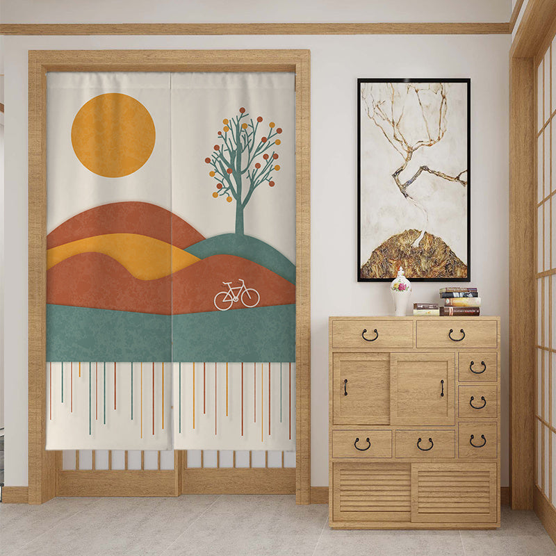 Custom Fabric Door Partition Curtain – Stylish Room Divider with Modern Utility - AVENWU