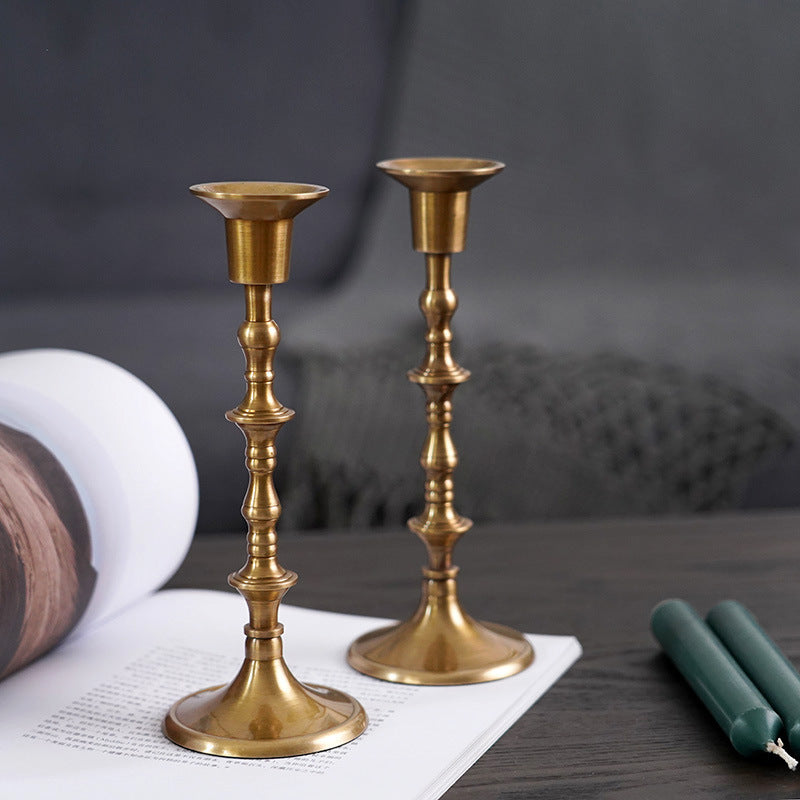 Distressed candle holder

