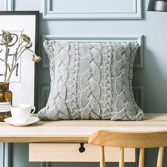 Parks Acrylic Cushion Cover – 45x45cm, Gray - AVENWU