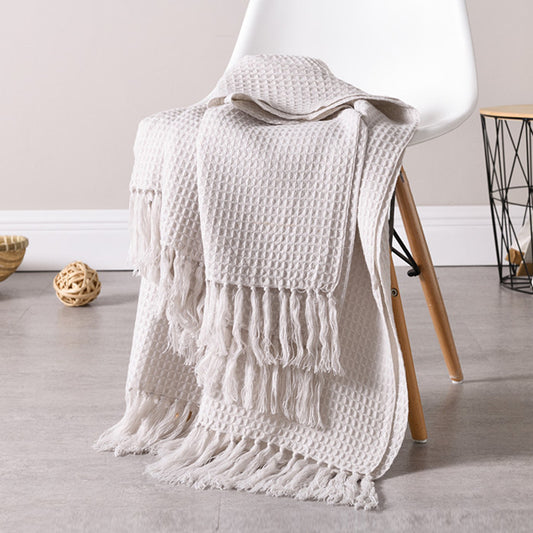 Minimalist wool throw

Cozy bed and sofa blanket