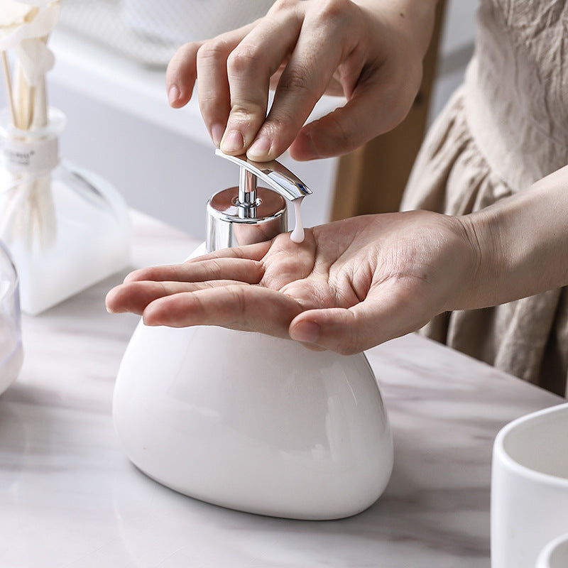 Bathroom mouthwash cup

