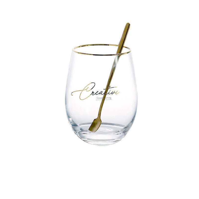 painted glass cup
