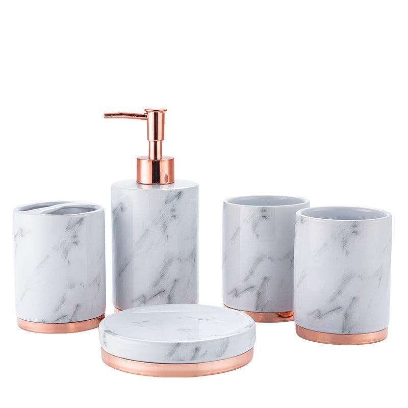 Bathroom ceramic organizer

