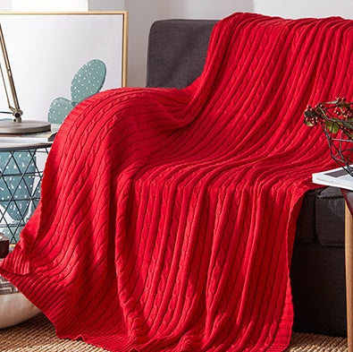 Solid color throw blanket

Breathable cotton throw