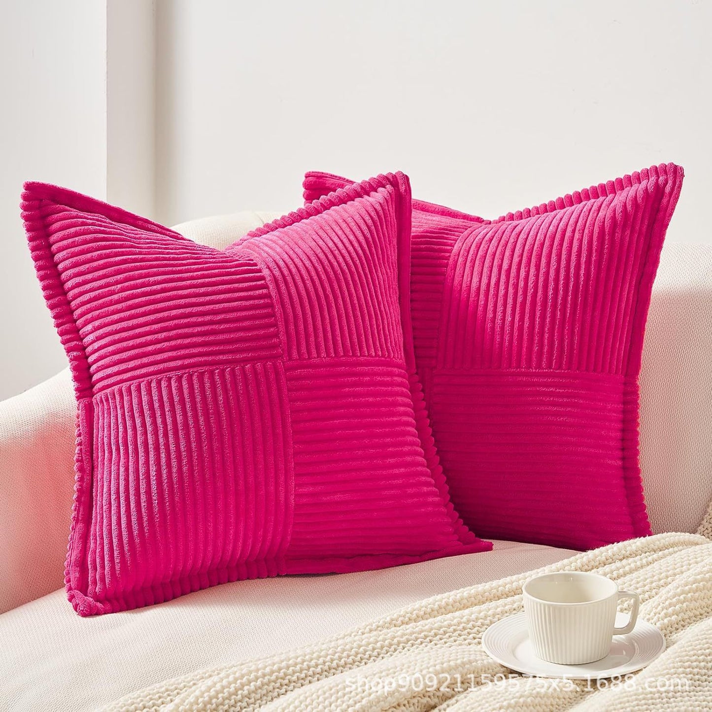 Decorative throw pillow covers