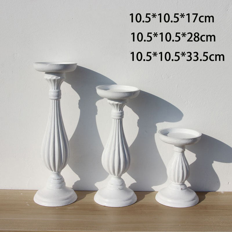 wooden candle holder décor

