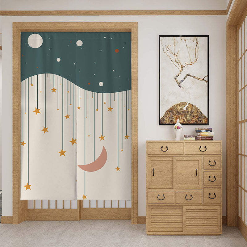Custom Fabric Door Partition Curtain – Stylish Room Divider with Modern Utility - AVENWU