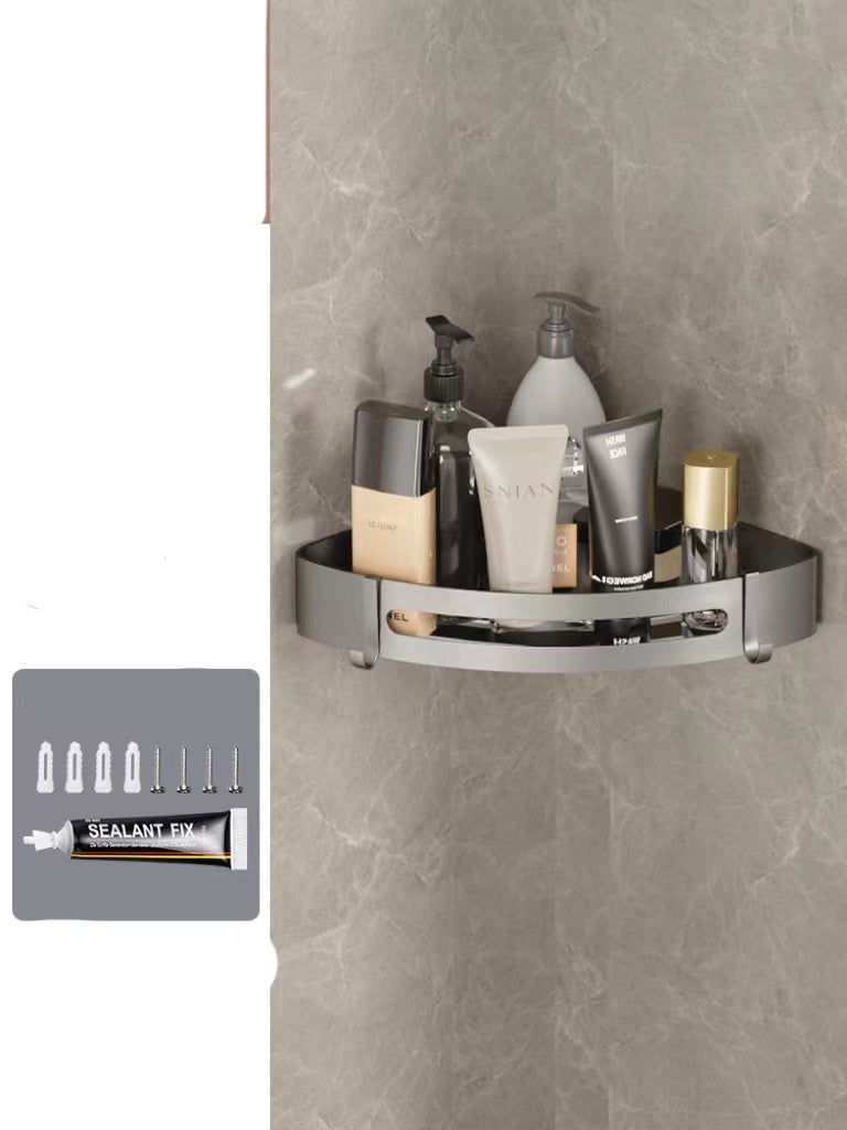 Hanging bathroom storage rack