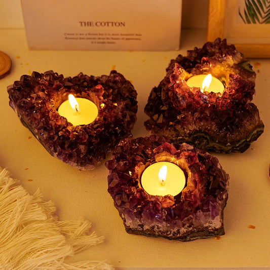 Crystal candle ornament

