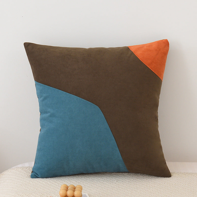 Nordic Geometric Stitch Pillow