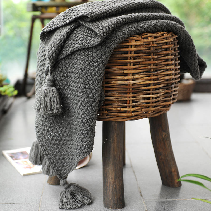 Nordic Knitted Blanket