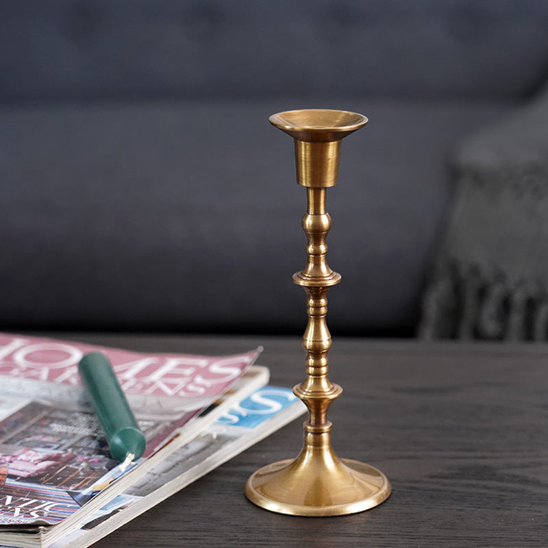 Distressed candle holder

