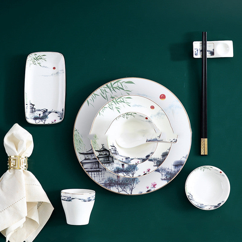 eight-piece bowl and plate

