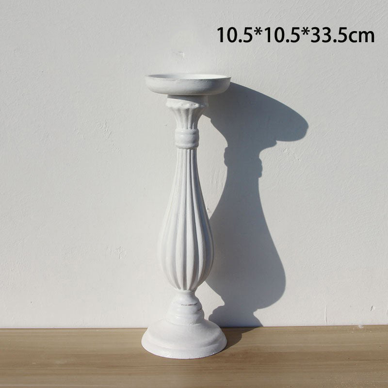 wooden candle holder décor

