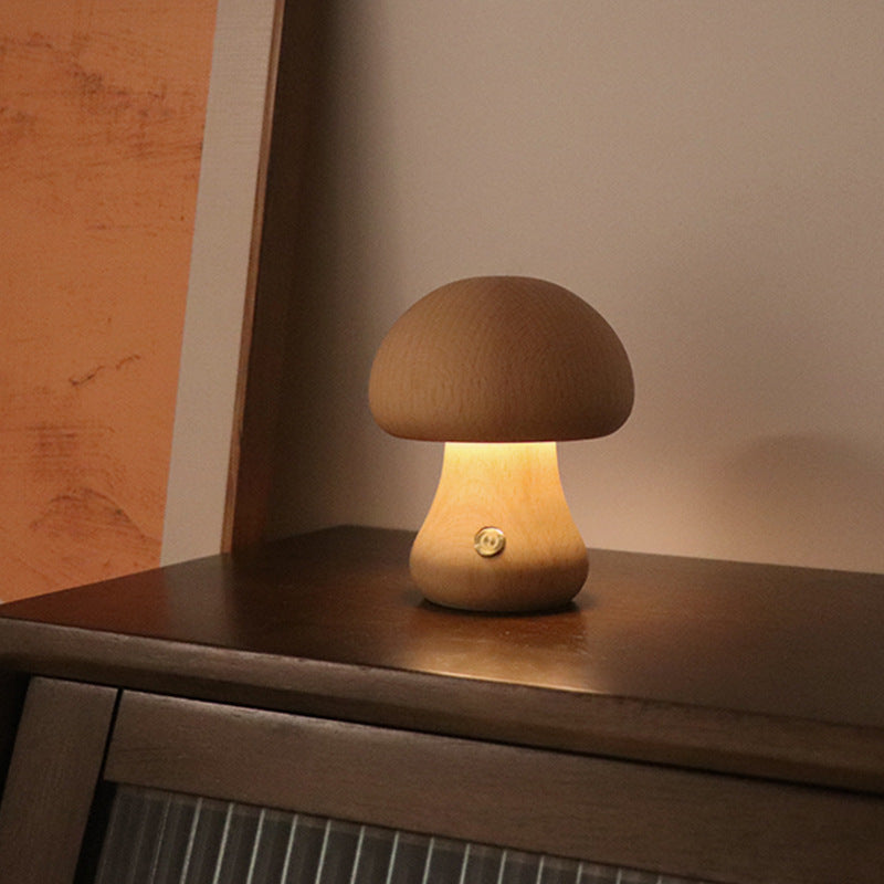 Mushroom LED Night Light – Touch Bedside Lamp - AVENWU