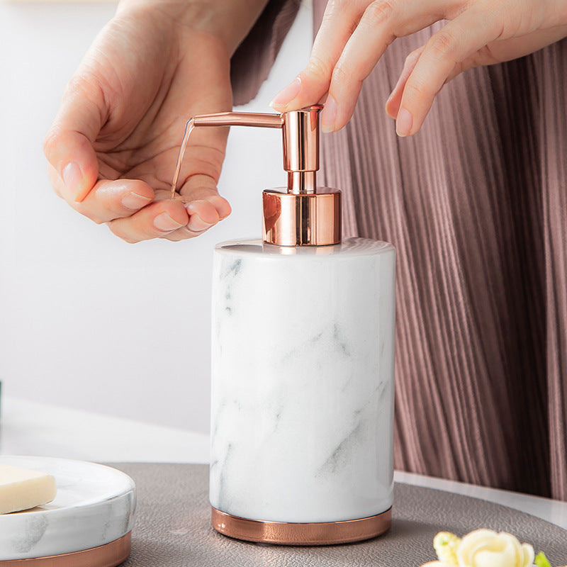 Bathroom ceramic organizer


