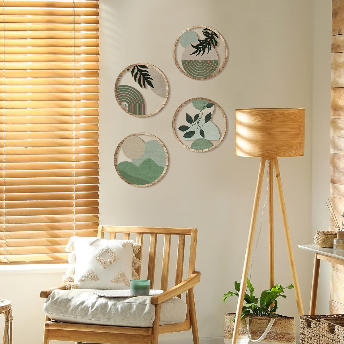 wooden wall decals

