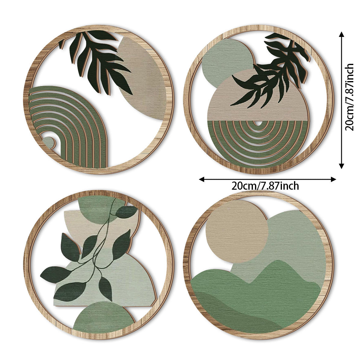 wooden wall decals


