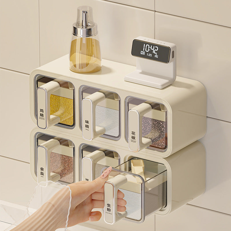 Kitchen spice storage organizer