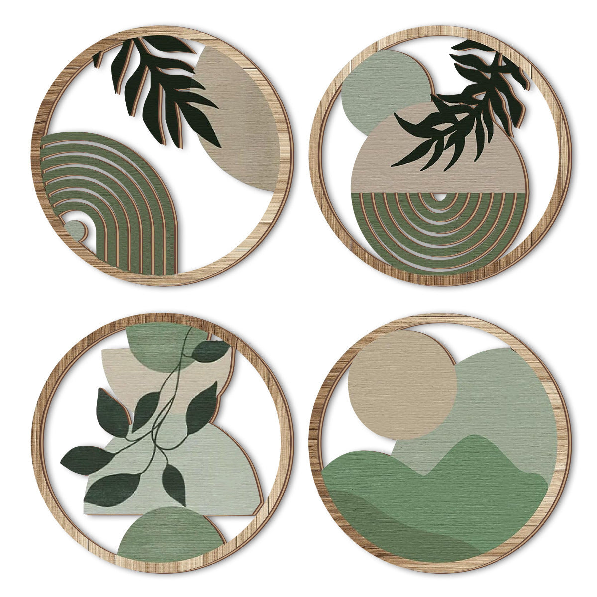 wooden wall decals

