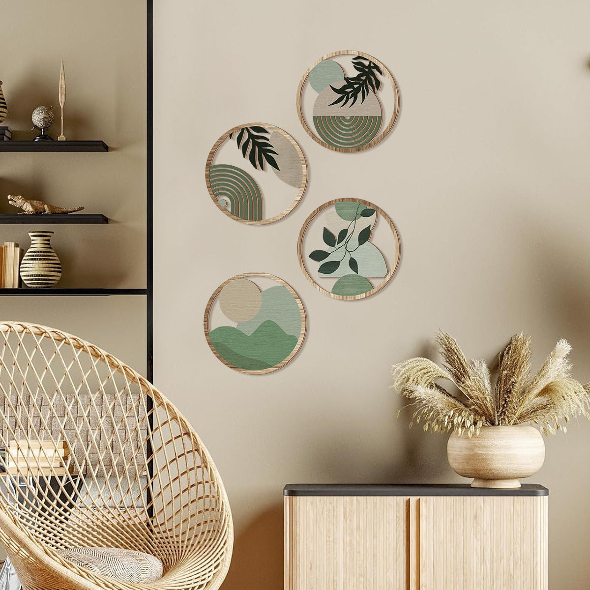 wooden wall decals

