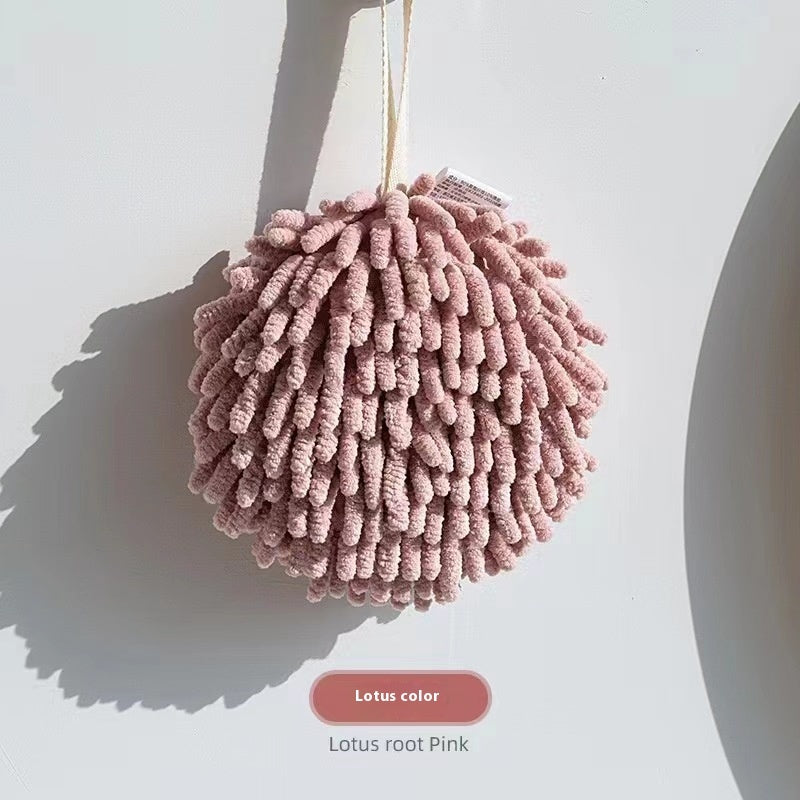 Absorbent Hand-Wiping Ball – Quick-Dry Hanging Cloth for Kitchen & Bathroom Use - AVENWU