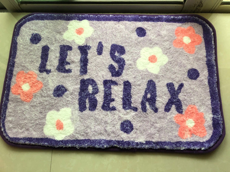Bathroom absorbent mat

