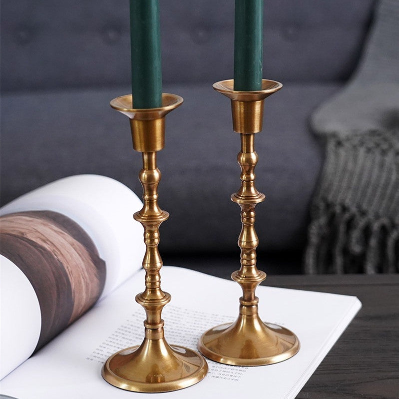 Distressed candle holder

