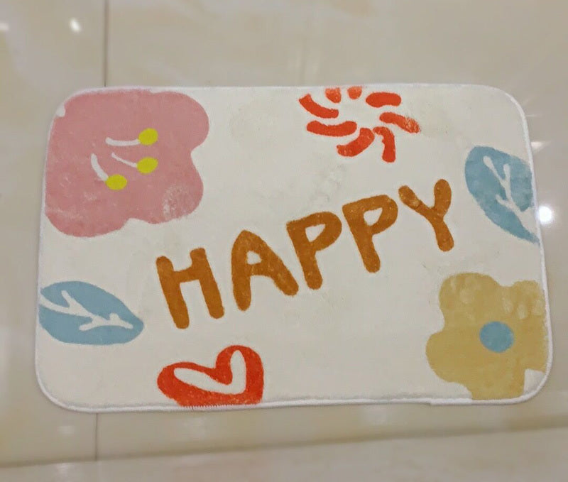 Bathroom absorbent mat

