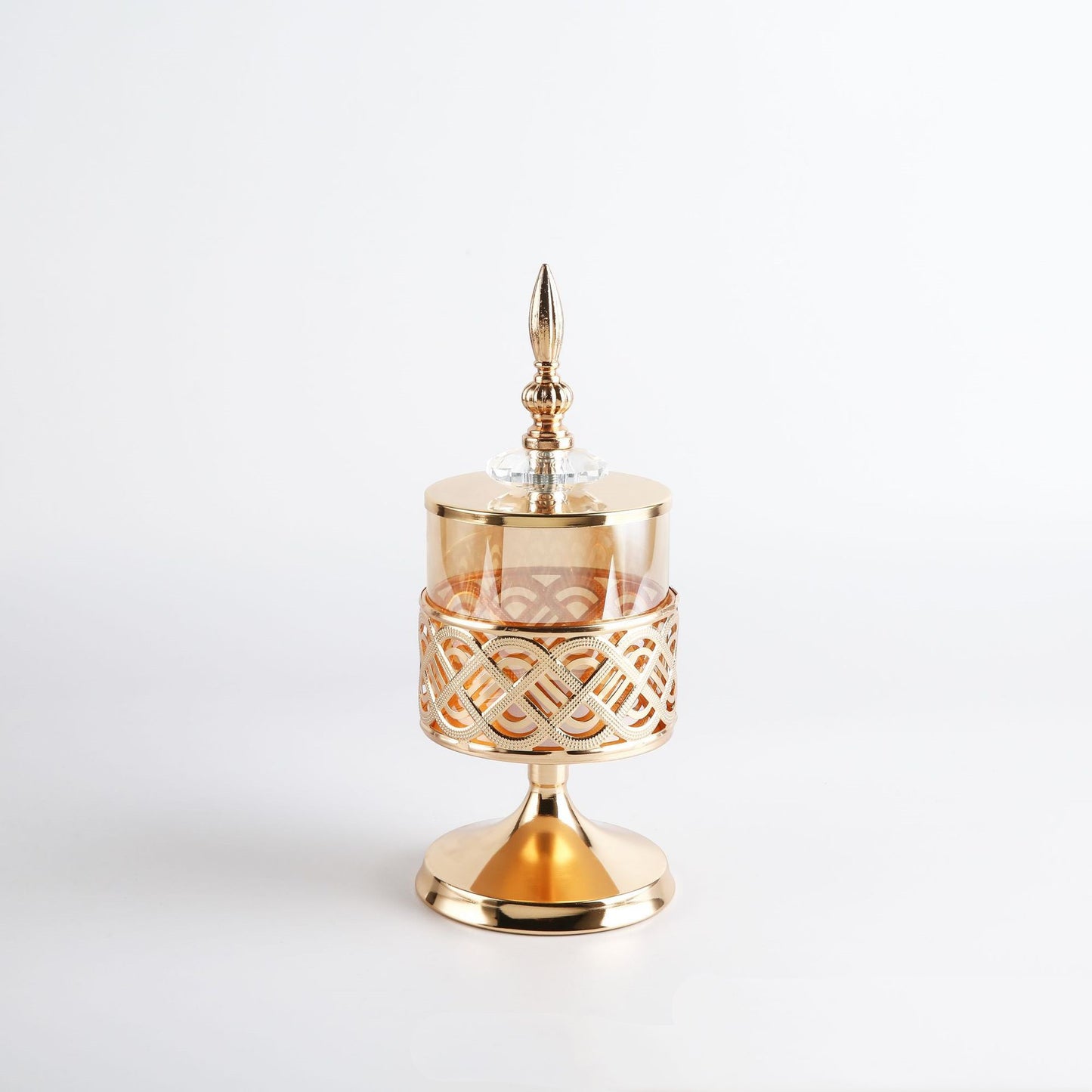 glass table candle holder

