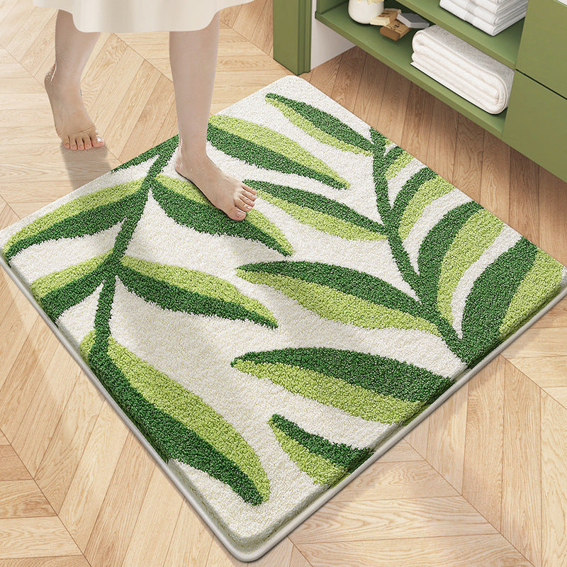 Absorbent floor mat

