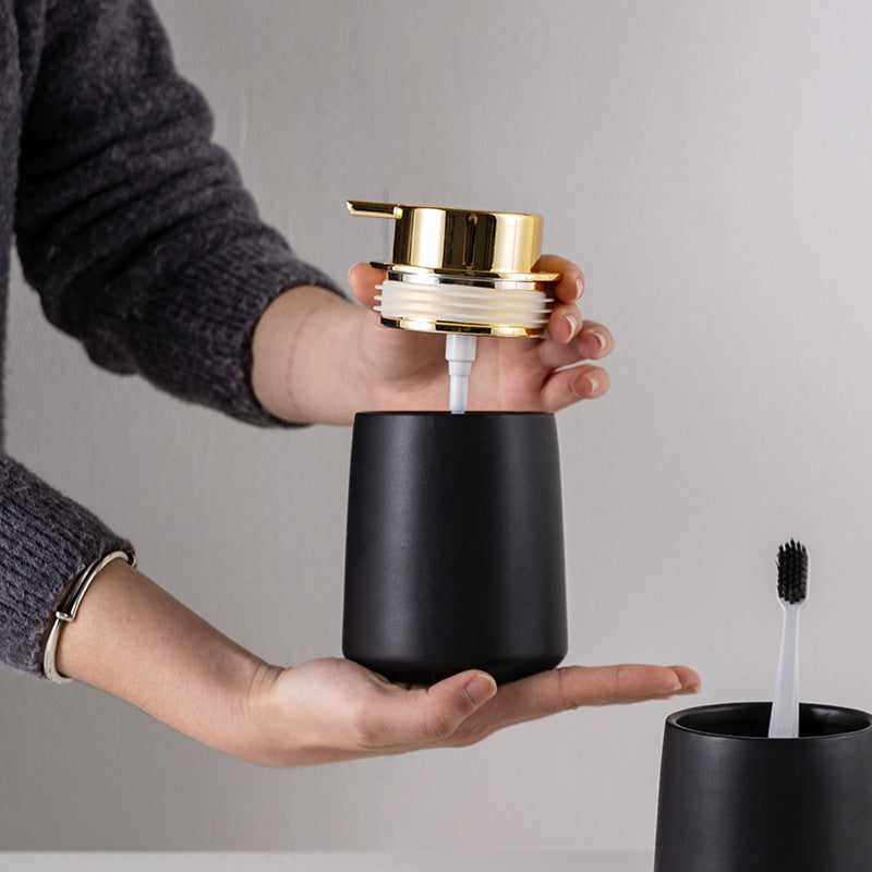 Bathroom soap dispenser