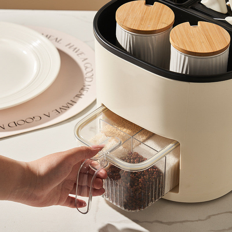 Multifunctional cutlery storage holder for chopsticks, spoons, and knives.