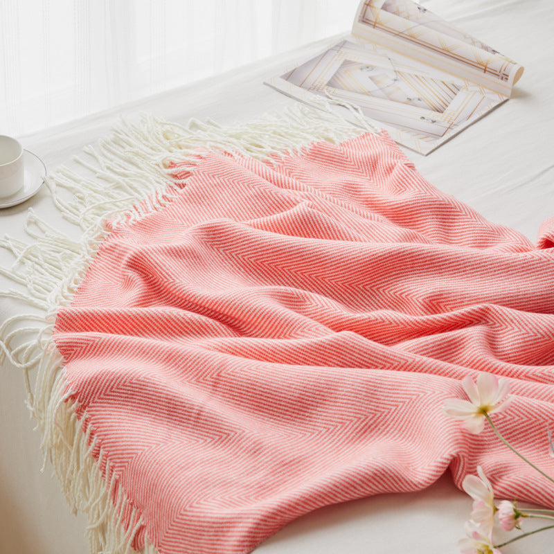 Woven jacquard throw

Wave pattern sofa blanket