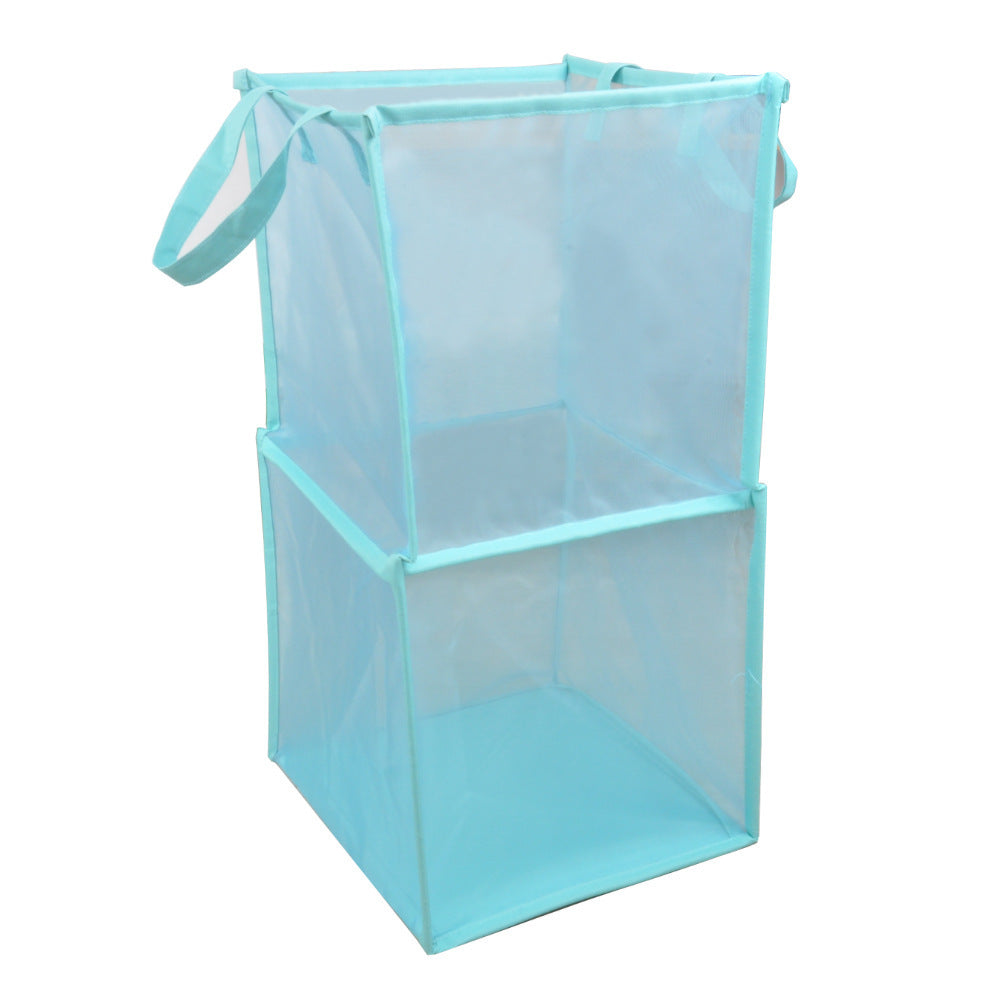 Washable bathroom hamper

