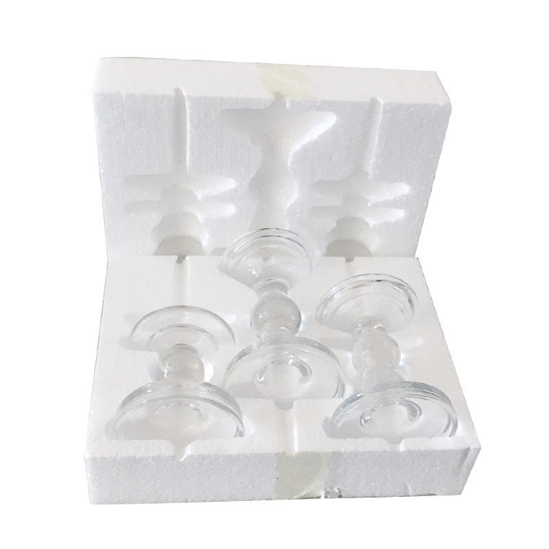 glass crafts wax holder

