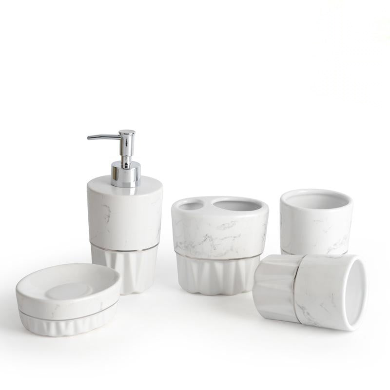 Ceramic vanity organizer
