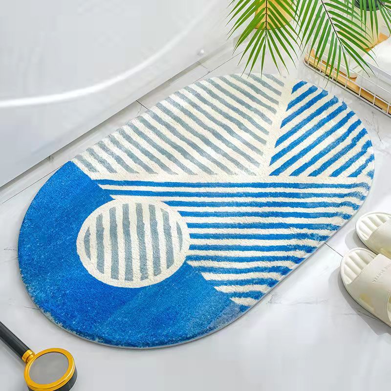 Toilet floor mat

