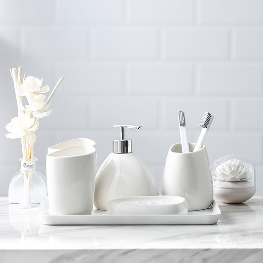 Bathroom mouthwash cup

