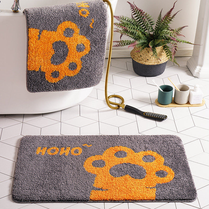 Absorbent household rug

