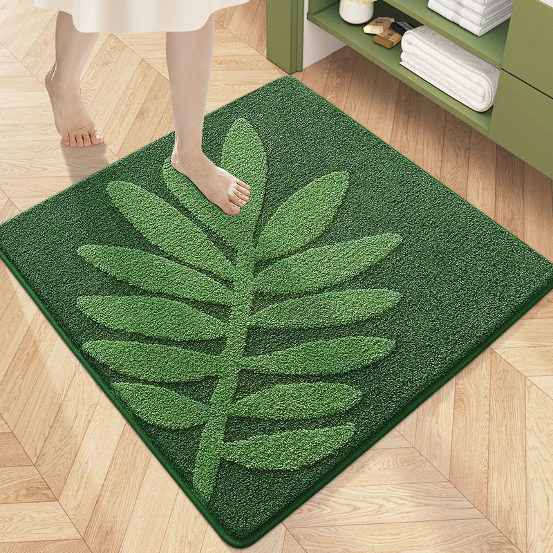 Absorbent floor mat

