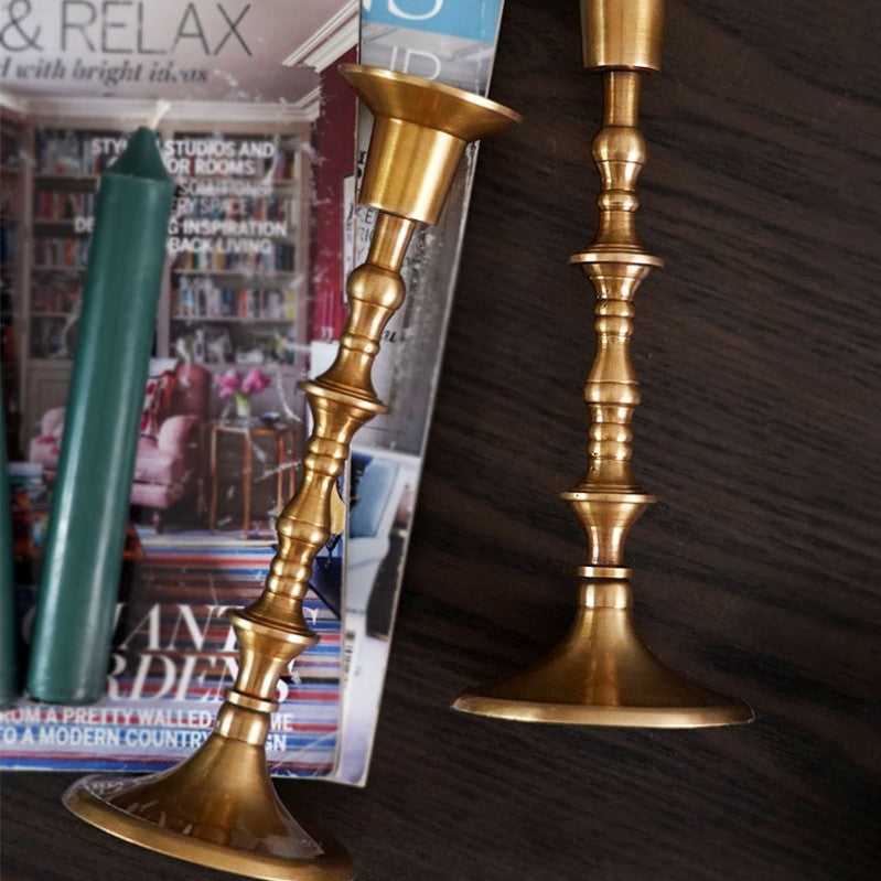 Distressed candle holder

