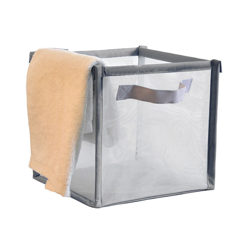 Washable bathroom hamper

