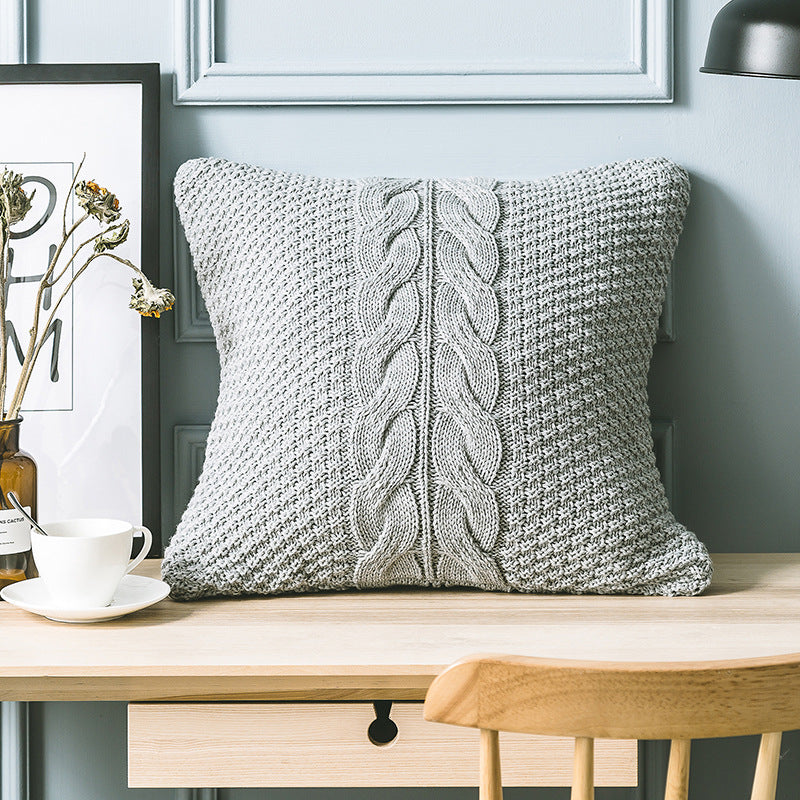 Parks Acrylic Cushion Cover – 45x45cm, Gray - AVENWU