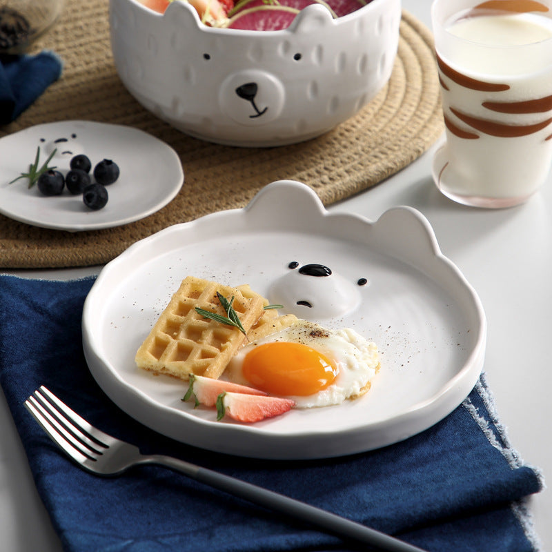 kids dish and plate

